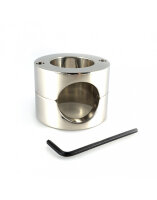 Rimba 2-teiliger Ballstretcher aus Metall Silber &Oslash; 4,5 cm