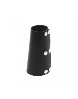 Rimba Armmanschette aus Leder Schwarz