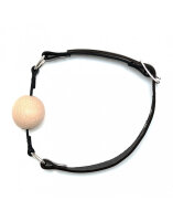 Rimba ball gag with wooden ball black &Oslash; 4 cm