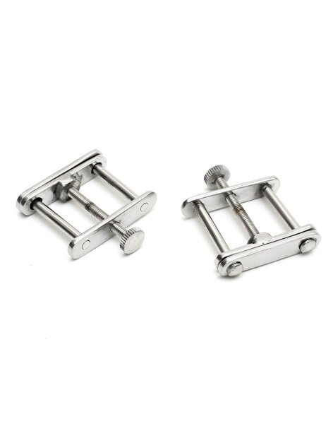 Rimba Adjustable Nipple Clamps Silver 2 Pieces