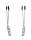 Rimba - Adjustable nipple clamps with chain