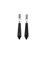 Rimba Nipple Clamps with Weight Black Silver 2 x 50 g