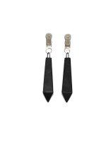 Rimba Nipple Clamps with Weight Black Silver 2 x 100 g