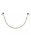 Rimba Nipple Clamps with Chain Black Silver 2 Pieces