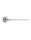 Rimba nerve wheel with 7 wheels silver 15 cm