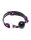 Rimba Ball Gag with Silicone Ball Purple Black &Oslash; 4.4 cm