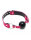 Rimba Mundknebel mit Silikonball Rosa Schwarz &Oslash; 4,4 cm