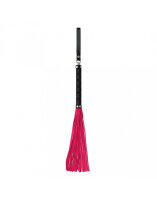 Rimba Small Whip with 30 Strands Pink Black