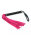 Rimba Small Whip with 30 Strands Pink Black