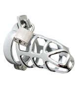 Rimba Penisk&auml;fig mit Schloss Silber 7 cm &Oslash; 5 cm