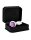 Rimba Anal Plug with Crystal Silver Purple &Oslash; 4 cm