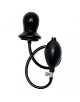 Rimba inflatable plug with solid core black &Oslash; 4.5&ndash;8.5 cm