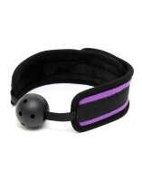 Rimba Ballgag Lila Schwarz &Oslash; 4,5 cm