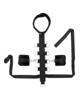 Rimba Halsband mit Handschellen Schwarz