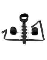 Rimba Halsband mit Handschellen Schwarz