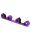 Rimba Spreader Bar with 4 Handcuffs Purple 39 cm