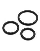 Rimba Flexibles Silikon Cockring Trio &Oslash; 3 cm - 5 cm
