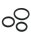 Rimba Flexibles Silikon Cockring Trio &Oslash; 3 cm - 5 cm