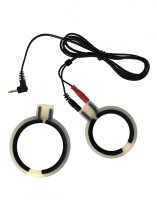 Rimba Electro cock rings, bi-polar, round 2 pcs