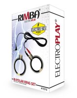 Rimba Electro cock rings, bi-polar, round 2 pcs
