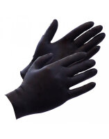 Rimba Latex Play - Disposable Latex Gloves (100 pieces) - Black - M