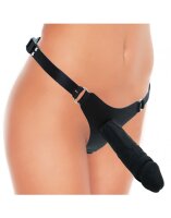 Rimba Strap-On Dildo with Harness Black 20 cm &Oslash; 5 cm