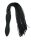 Rimba Latex Play - Whip with Vibrating Dildo - Black
