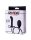 Rimba Latex Play - Inflatable Anal Plug with Pump - Black