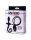 Rimba Latex Play - Inflatable Anal Plug with Handle and Pump - Black