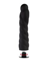 Rimba Latex Play - Exchangeable Dildo for Strap-on - Black - 16,0 cm