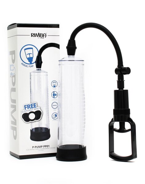 Rimba P-Pump - P-Pump PP01 - Penis Enlarger with Manual Pump - Black