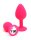 Rimba Berlin Bling Buttplug 2-teiliges Set Pink &Oslash; 3,8 cm