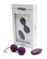 Rimba Cannes Liebeskugeln mit Vibration Lila &Oslash; 3,5 cm