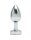 Rimba Toys Pisa Butt Plug mit LED Leuchten Silber &Oslash; 3,2 cm