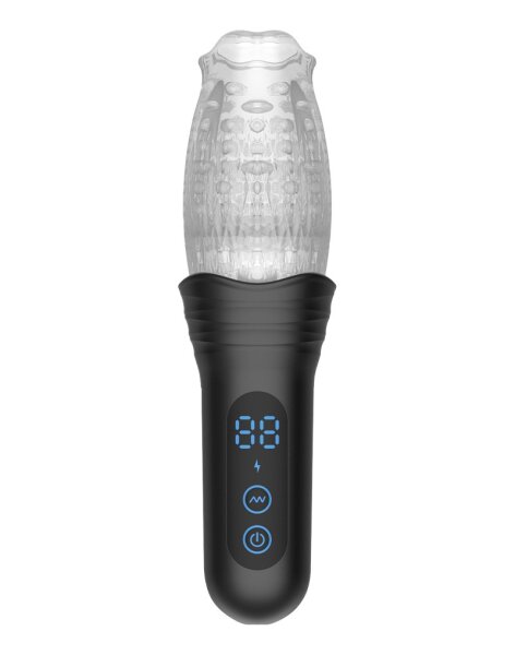 Rimba Toys &ndash; Orgastobator 02 &ndash; Male Masturbator &ndash; Black & Transparent