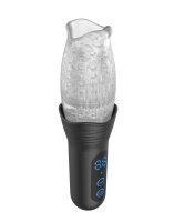 Rimba Toys &ndash; Orgastobator 02 &ndash; Male Masturbator &ndash; Black & Transparent