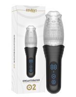 Rimba Toys &ndash; Orgastobator 02 &ndash; Male Masturbator &ndash; Black & Transparent