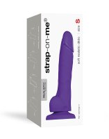 Strap-On-Me Soft Realistic Dildo Purple Size S- 17.1 cm