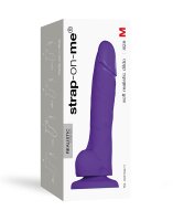 Strap-On-Me Soft Realistic Dildo Purple Size M- 18 cm