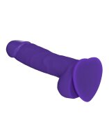 Strap-On-Me Soft Realistic Dildo Purple Size XL- 19.8 cm