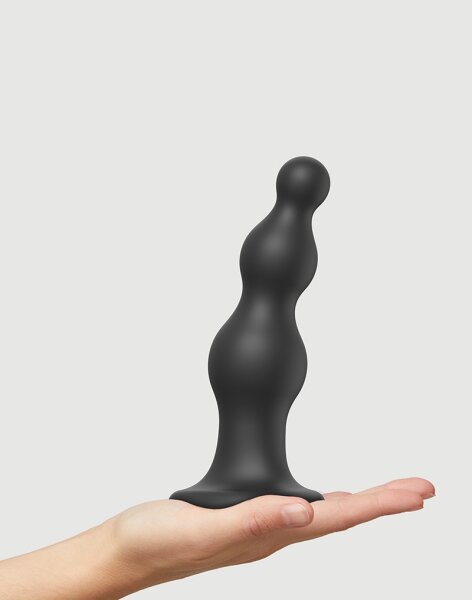 Strap-On-Me - Dildo Plug Beads Size XL - Black