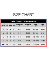 Strap-On-Me Harness Diva Blau XXL