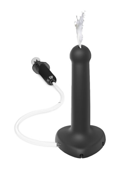 Strap-On-Me Squirting Cum Dildo 17,3 cm Schwarz