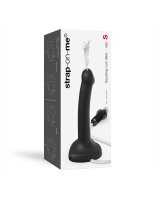 Strap-On-Me Squirting Cum Dildo 17,3 cm Schwarz
