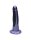 Ylva & Dite - Eros - Realistic Dildo - Black / Luster Violet - 17 cm