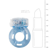 EasyToys Vibrating Cockring with Studded Clitoral Stimulator