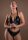 Daring Intimates Wetlook Brazilian briefs with zipper black S