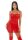 Forplay Sheer Intimacy Mesh Dress Set red S