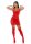Forplay Sheer Intimacy Mesh Dress Set red S