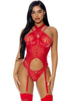 Forplay Steal Your Heart lingerie set with little hearts...